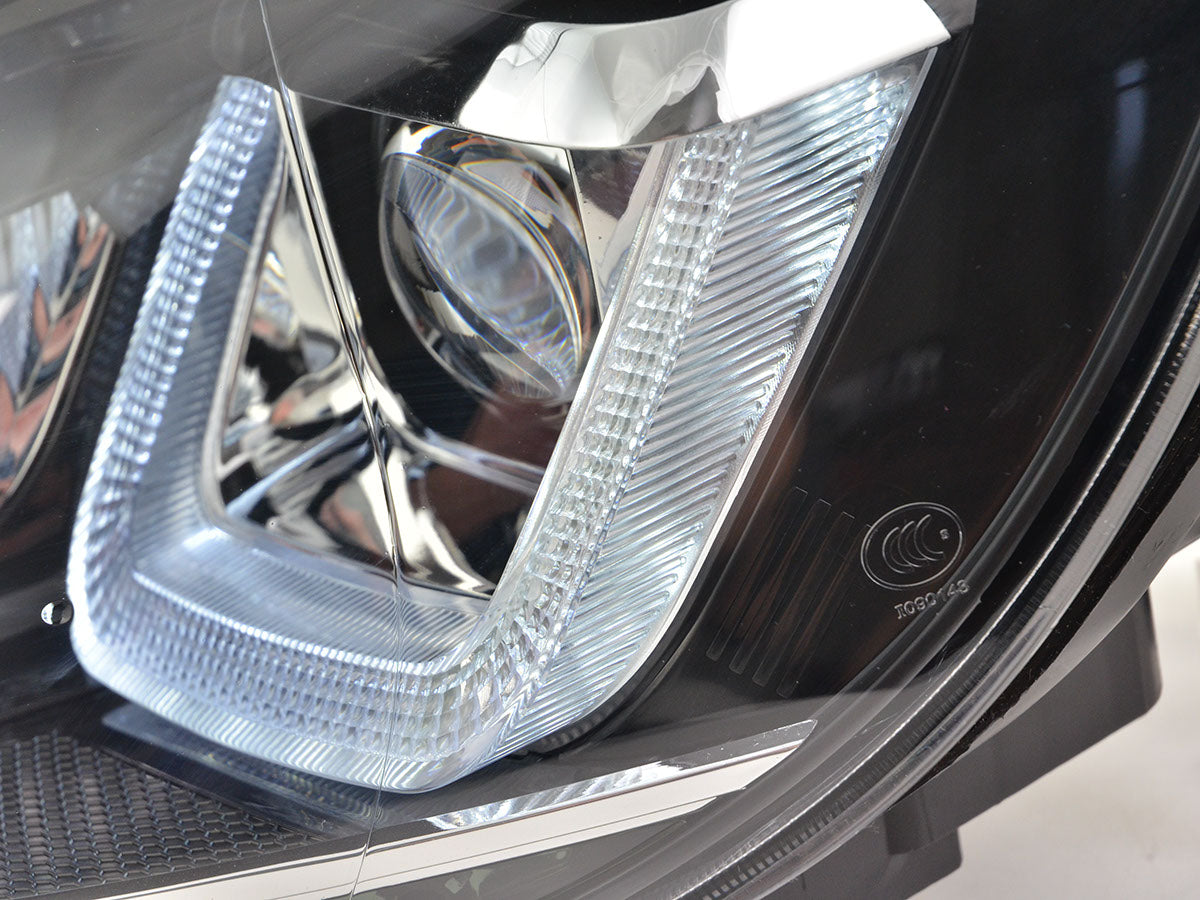 Scheinwerfer Set Daylight LED Tagfahrlicht VW Golf 6  08-12 schwarz