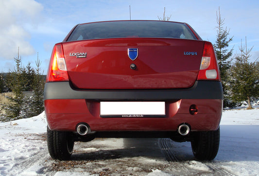 FOX Dacia Logan Limousine Benzin Endschalldämpfer rechts/links - 1x90 Typ 13 rechts/links
