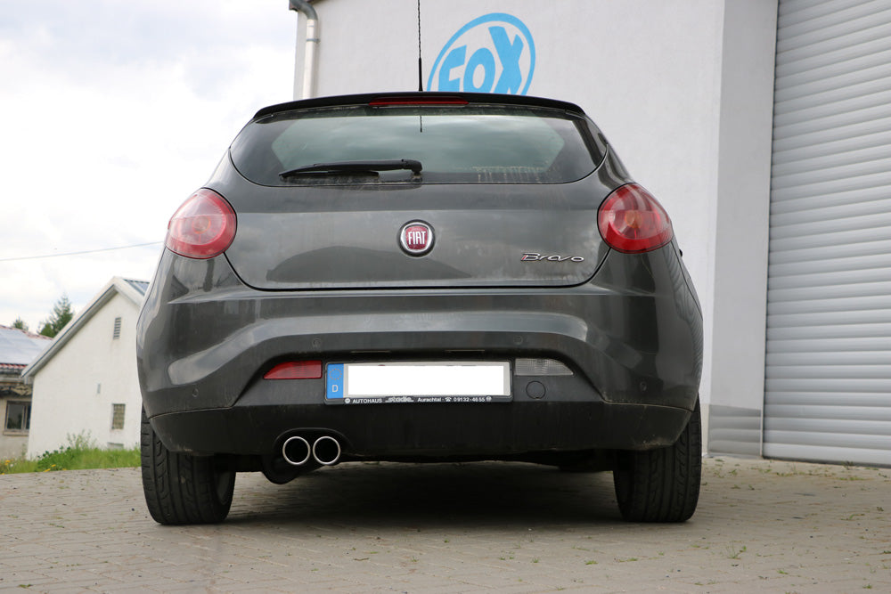 FOX Fiat Bravo 198 für Modelle mit Stoßstangenausschnitt Endschalldämpfer - 2x80 Typ 16