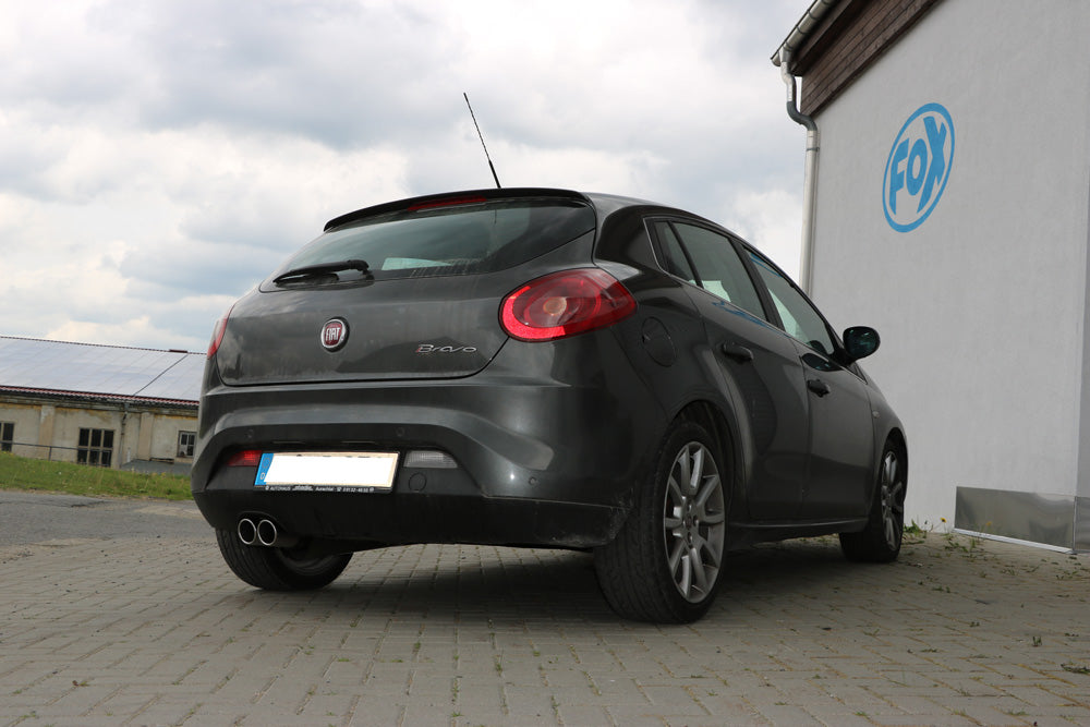 FOX Fiat Bravo 198 für Modelle mit Stoßstangenausschnitt Endschalldämpfer - 2x80 Typ 16