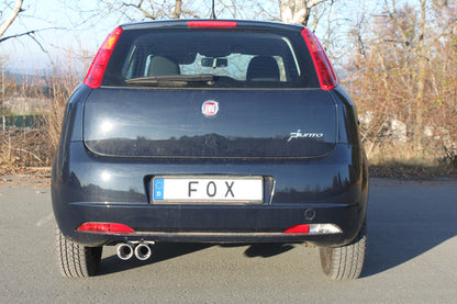 FOX Fiat Grande Punto 199 - Benzin Endschalldämpfer - 2x76 Typ 13