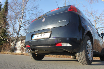 FOX Fiat Grande Punto 199 - Benzin Endschalldämpfer - 2x76 Typ 13