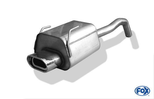 FOX Fiat 500/ 500C Endschalldämpfer - 135x80 Typ 53