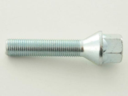 Radschraube einzeln Kegelbund Schaftlänge 39mm M12x1,25 silber