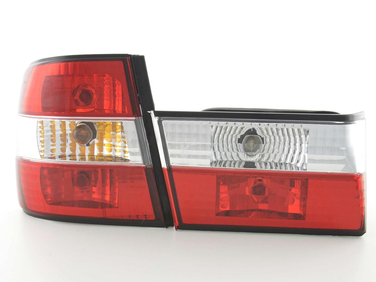 Rückleuchten BMW 5er Limo Typ E34  88-94 klar rot
