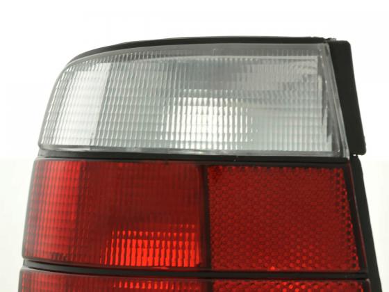 Rückleuchten BMW 5er Limo Typ E34  88-94 weiß rot