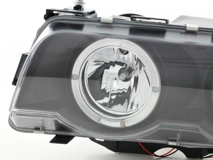 Scheinwerfer Set BMW 7er Typ E38 Bj. 99-02 schwarz