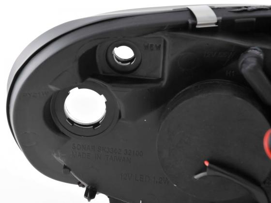 Scheinwerfer Set Citroen Saxo Bj. 00-02 schwarz