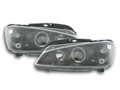 Scheinwerfer Set Peugeot 106 Bj. 96-03 schwarz