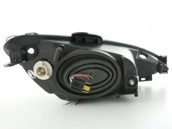 Scheinwerfer Set Peugeot 206 Bj. 98-03 schwarz
