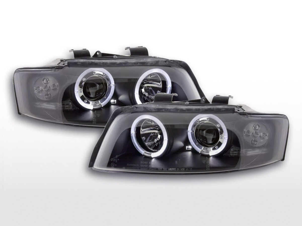 Scheinwerfer Set Audi A4 Typ 8E  01-04 schwarz