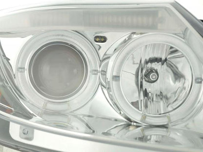 Scheinwerfer Set Angel Eyes BMW Z4 Typ E85/E86 Bj. 03-08 chrom