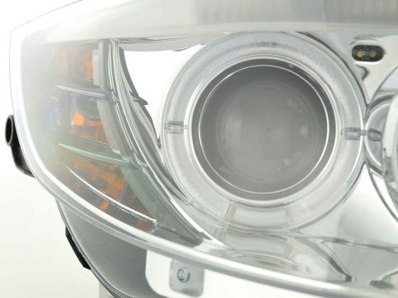 Scheinwerfer Set Angel Eyes BMW Z4 Typ E85/E86 Bj. 03-08 chrom