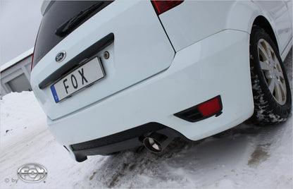 FOX Ford Fiesta VI Endschalldämpfer inkl. Verbindungsrohr zum Kat - 1x90 Typ 14