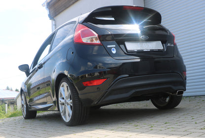 FOX Ford Fiesta VII - Black/ Red Edition Endschalldämpfer - 145x65 Typ 59