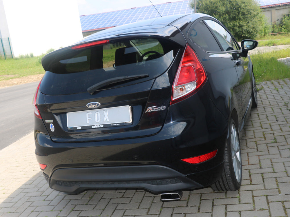 FOX Ford Fiesta VII - Black/ Red Edition - 1,6l 88kW Endschalldämpfer - 145x65 Typ 59