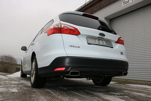 FOX Ford Focus III Ecoboost - Turnier/ Kombi Endschalldämpfer Ausgang rechts/links - 145x65 Typ 59 rechts/links