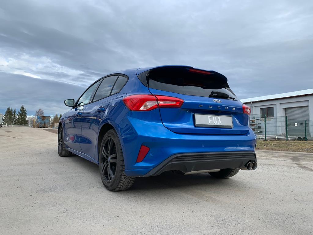 FOX Ford Focus IV ST-Line - starre Hinterachse Endschalldämpfer Ausgang rechts - 2x90 Typ 25