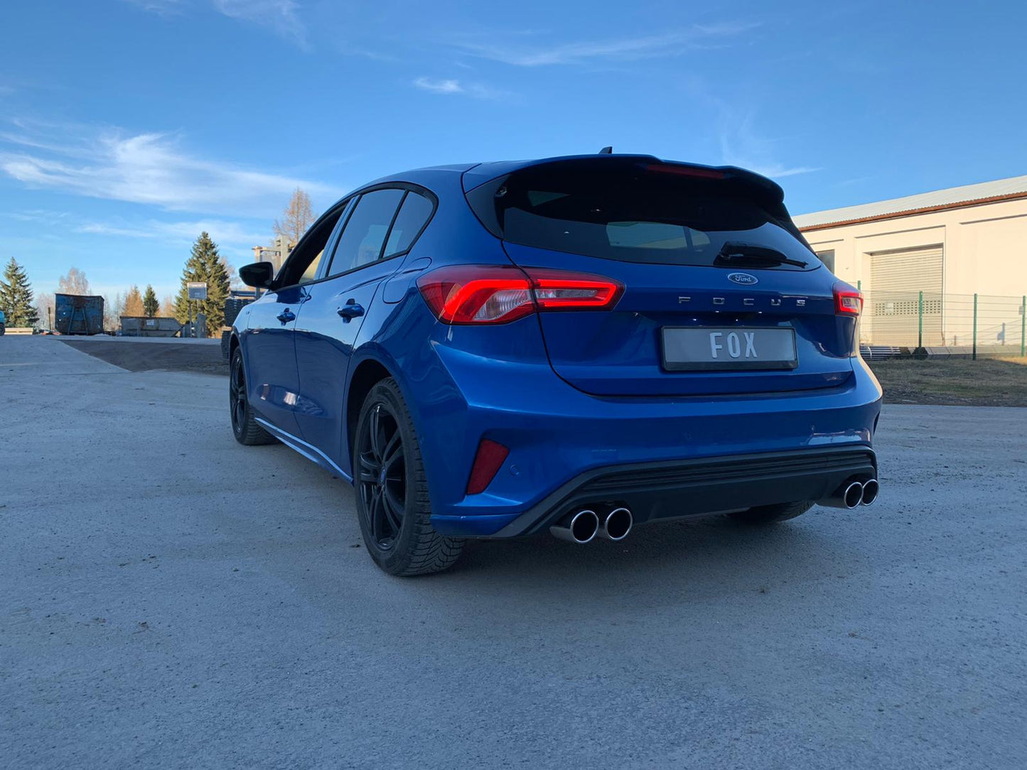 FOX Ford Focus IV ST-Line - Einzelradaufhängung Endschalldämpfer Ausgang rechts/links - 2x90 Typ 16 rechts/links