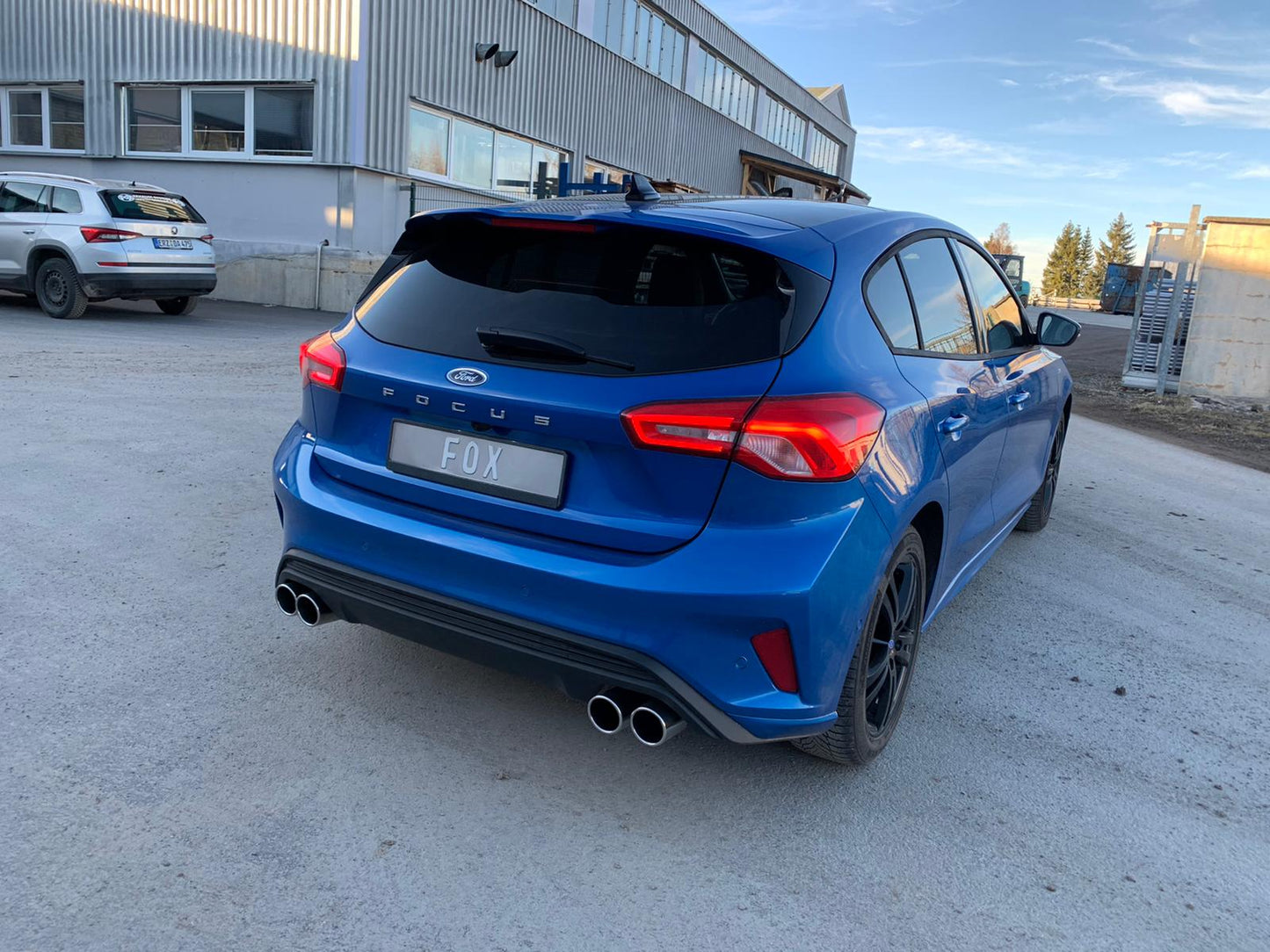 FOX Ford Focus IV ST-Line - starre Hinterachse Endschalldämpfer Ausgang rechts/links - 2x90 Typ 16 rechts/links