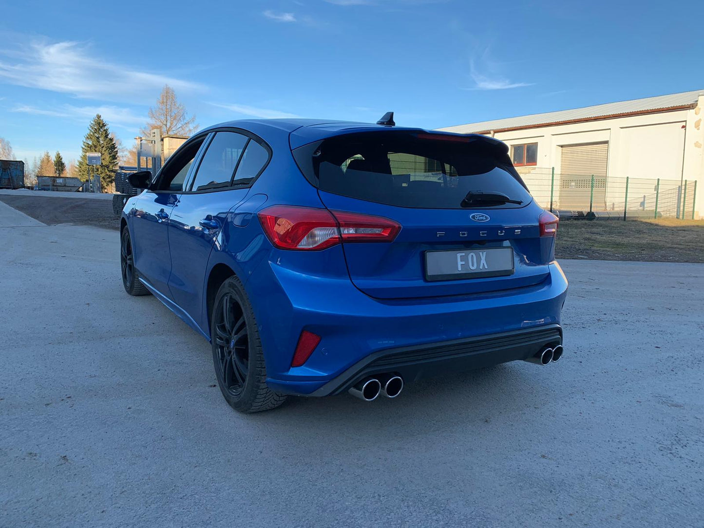 FOX Ford Focus IV ST-Line - starre Hinterachse Endschalldämpfer Ausgang rechts/links - 2x90 Typ 16 rechts/links