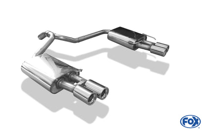 FOX Ford Mondeo IV Turnier (Kombi) Endschalldämpfer rechts/links - 2x80 Typ 13 rechts/links