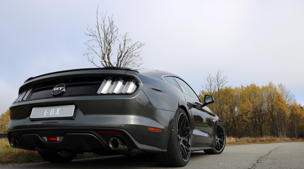 FOX Ford Mustang Coupe & Cabrio - 4-Zylinder Endschalldämpfer rechts/links - 1x100 Typ 25 rechts/links