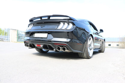 FOX Ford Mustang VI Facelift Coupe & Convertible - 8 -Zylinder Endschalldämpfer rechts/links - 2x100 Typ 16 rechts/links