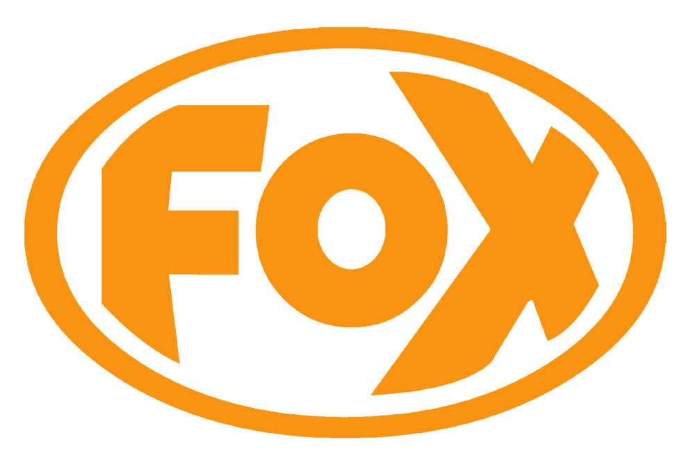 FOX FOX Sticker Orange - geplottet Höhe: 55mm  Breite: 85mm - FOX Logo