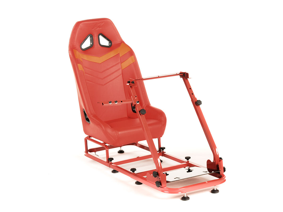 FK Gamesitz Spielsitz Rennsimulator eGaming Seats Monza rot/orange
