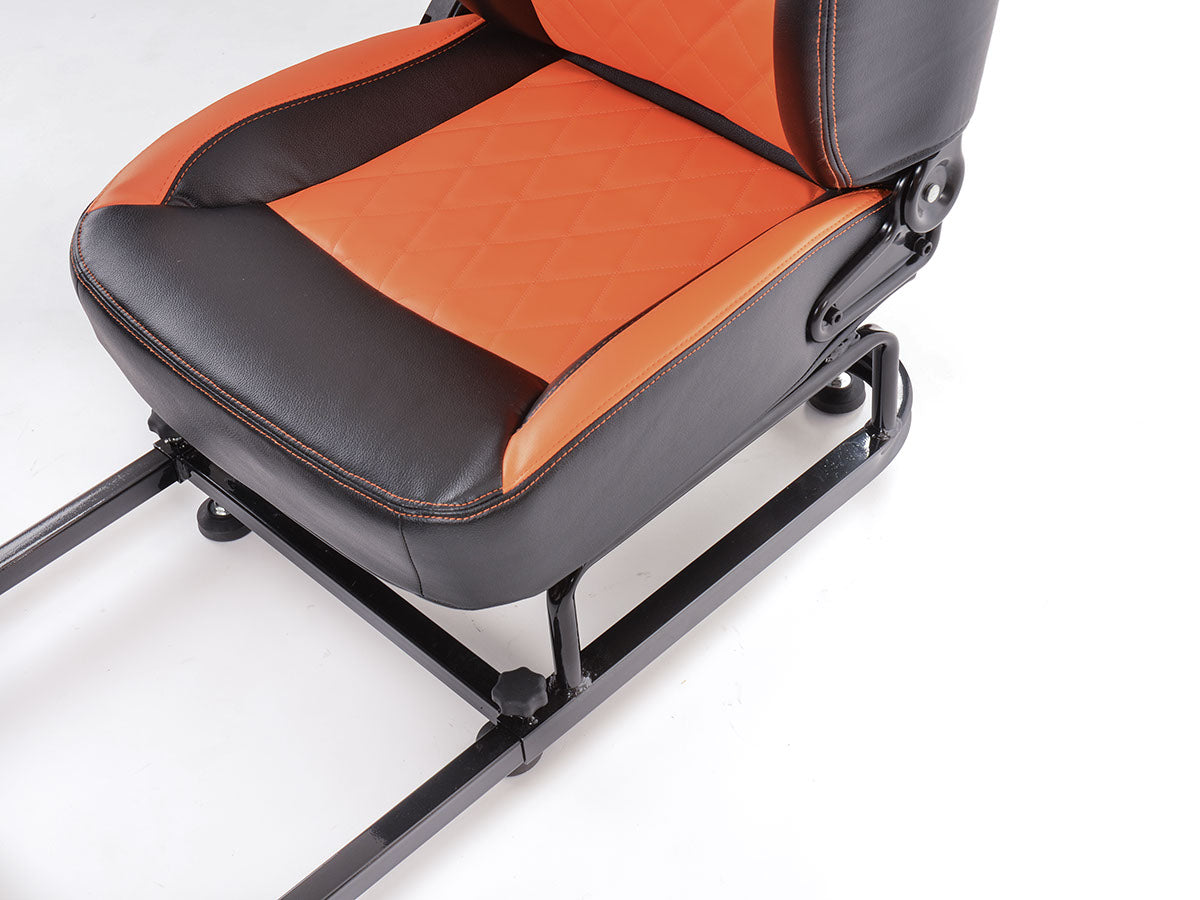 FK Gamesitz Spielsitz Rennsimulator eGaming Seats Silverstone schwarz/orange