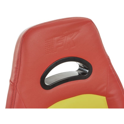 FK Gamesitz Spielsitz Rennsimulator eGaming Seats Silverstone rot/gelb
