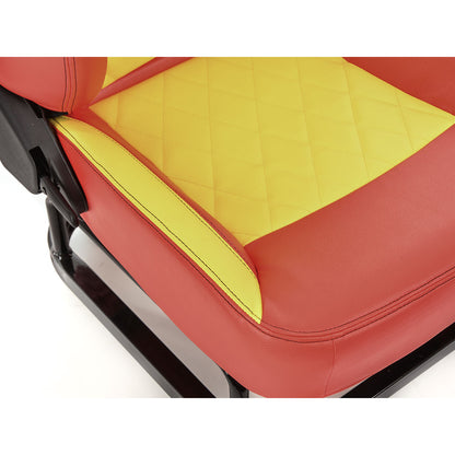 FK Gamesitz Spielsitz Rennsimulator eGaming Seats Silverstone rot/gelb
