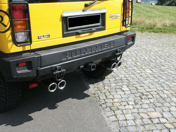 FOX Hummer H2 Halbanlage ab Kat Ausgang rechts/links - 2x100 Typ 25 rechts/links