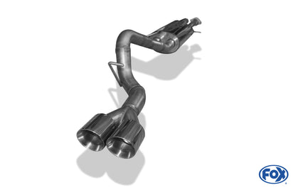 FOX Hummer H2 Halbanlage ab Kat - 2x100 Typ 25