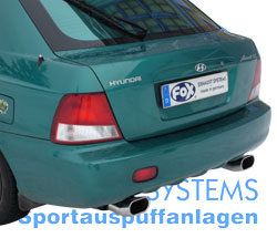 FOX Hyundai Accent Typ LC Endschalldämpfer rechts/links - 135x80 Typ 57 rechts/links