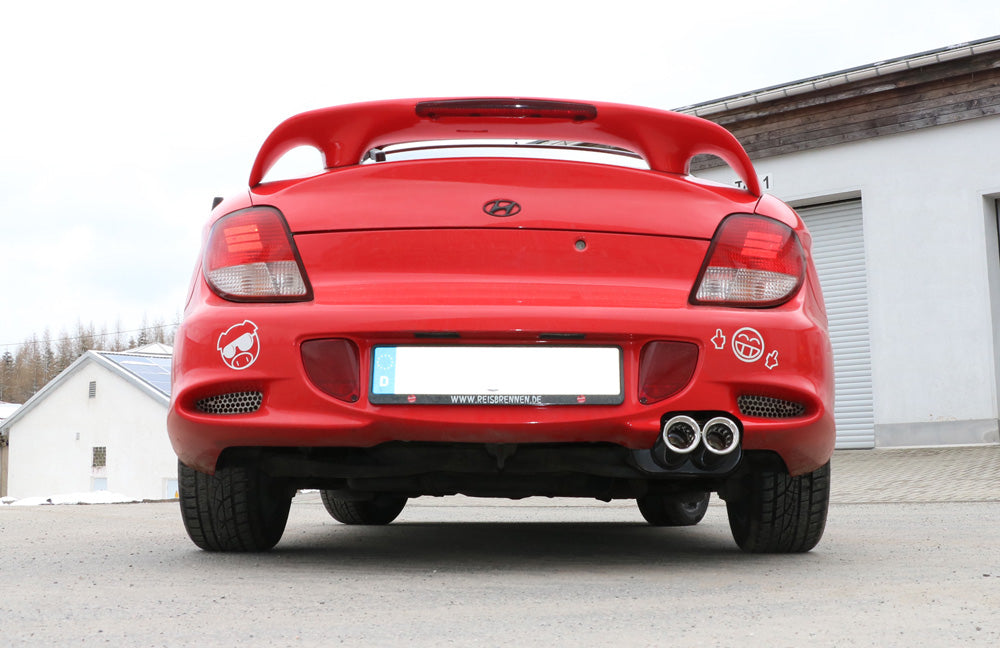 FOX Hyundai Coupe Typ RD Endschalldämpfer - 2x76 Typ 13