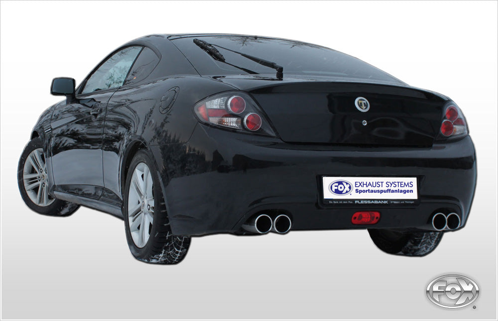 FOX Hyundai Coupe Typ GK Facelift Endschalldämpfer rechts/links - 2x90 Typ 12 rechts/links