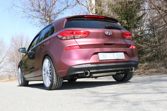 FOX Hyundai i30 PDE Endschalldämpfer quer Ausgang rechts/links - 1x90 Typ 25 rechts/links