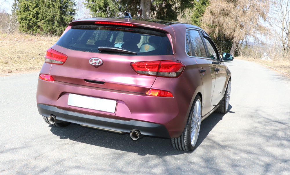 FOX Hyundai i30 PDE Endschalldämpfer quer Ausgang rechts/links - 1x90 Typ 25 rechts/links