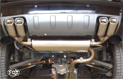 FOX Hyundai Tucson Allrad 2,7l - JM Endschalldämpfer quer Ausgang rechts/links - 2x88x79 Typ 70 rechts/links