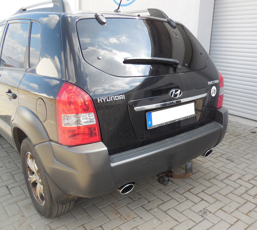 FOX Hyundai Tucson 2,0l - JM Endschalldämpfer quer Ausgang rechts/links - 115x85 Typ 32 rechts/links