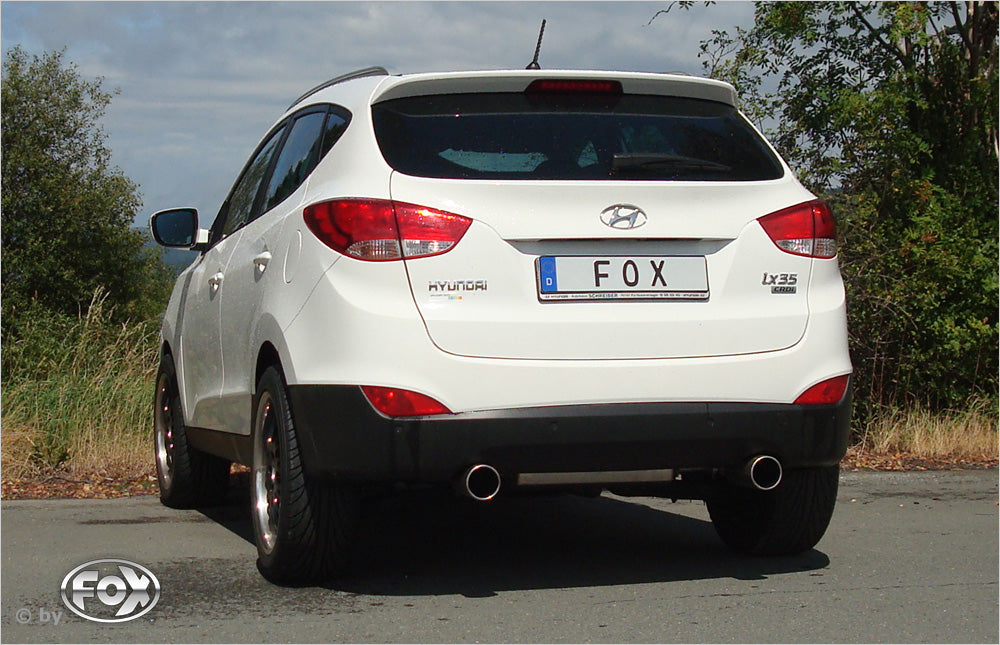 FOX Hyundai ix35 Endschalldämpfer Ausgang rechts/links - 1x100 Typ 12 rechts/links