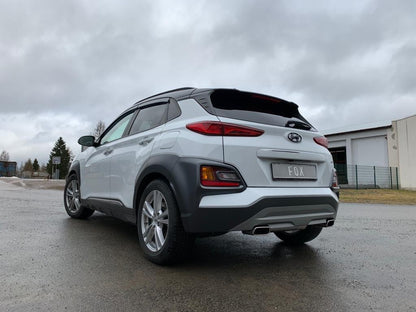 FOX Hyundai Kona 4WD - Endrohre in der Stoßstange Endschalldämpfer Ausgang rechts/links - 145x65 Typ 59 rechts/links