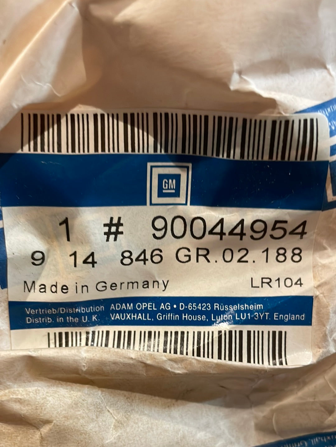 Original GM Opel Rekord E Kontaktteil Zündschloss Neu
