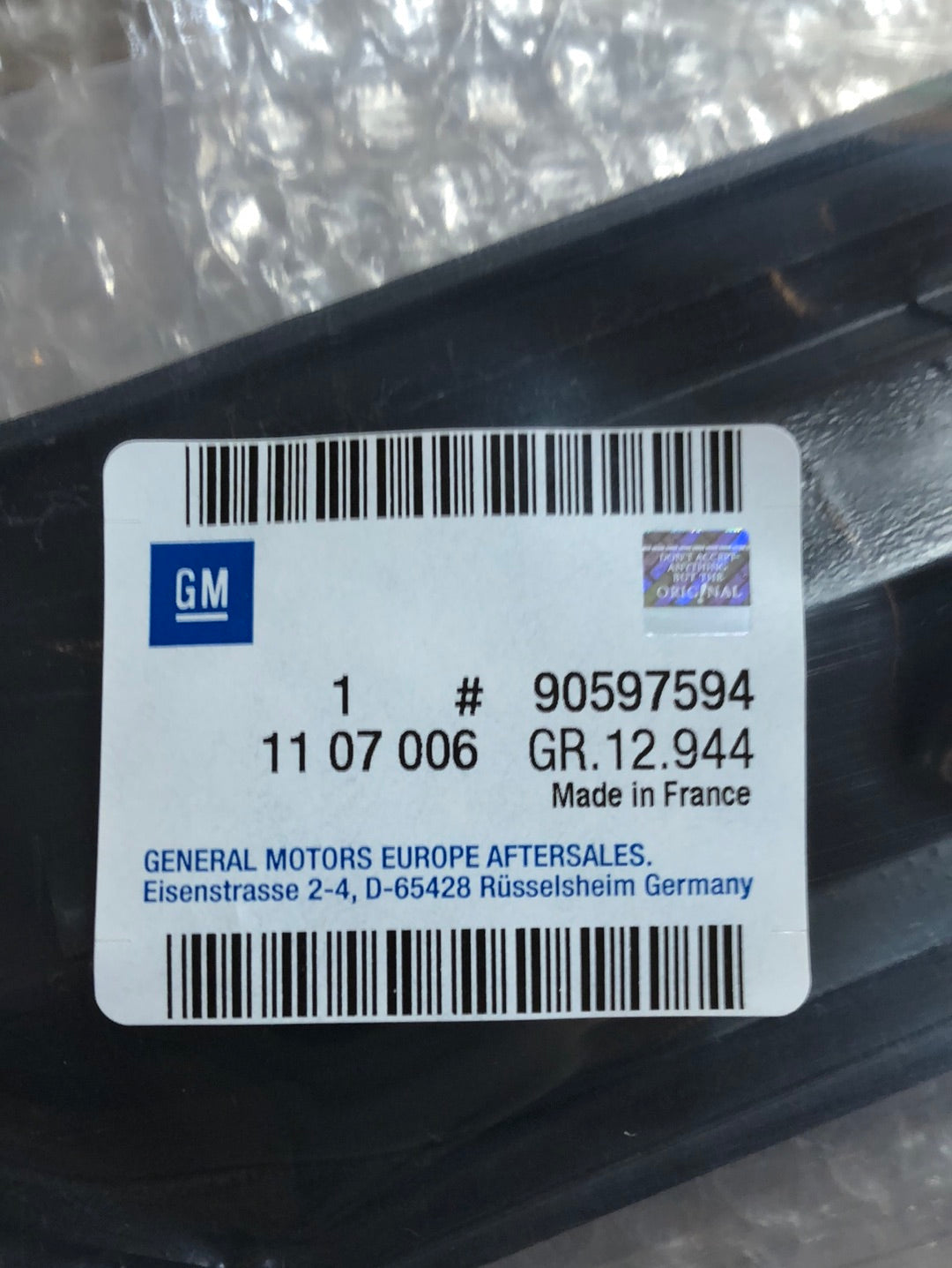 Original GM Opel Zafira A Verbreiterung Kotflügel Neu