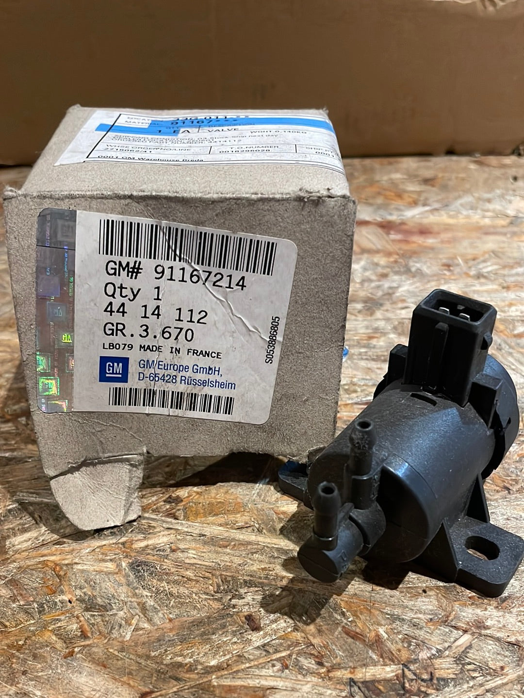 Original GM Opel Movano A 1,9 DTI Druckwandler Magnetventil Turbolader Neu