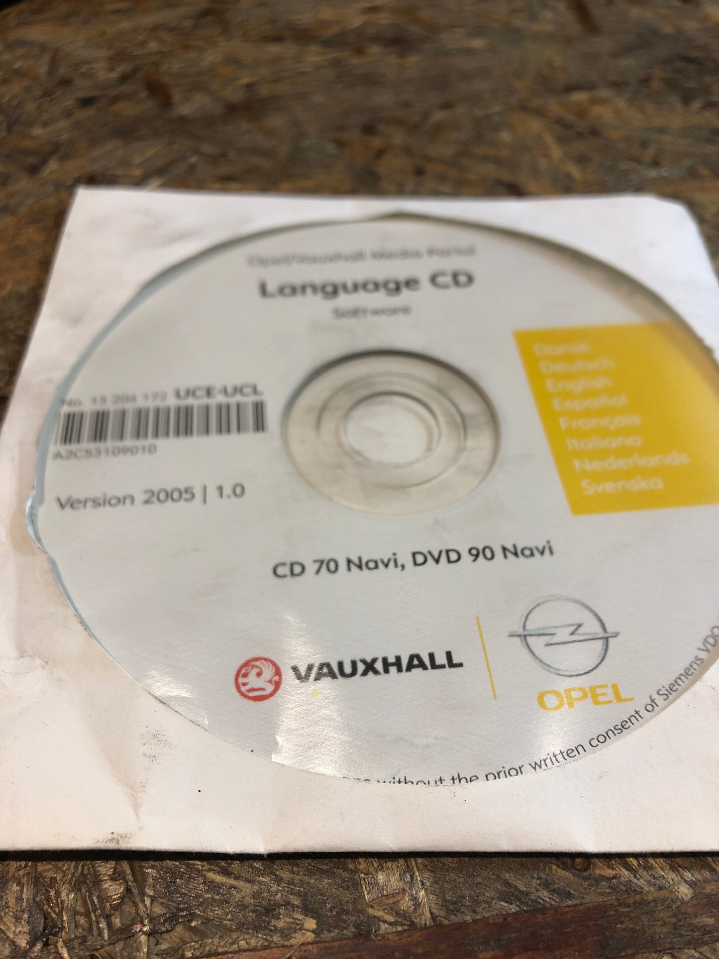 Original Opel Astra H Navigation CD 70 / DVD 90 Neu