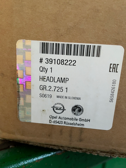 Original GM Opel Corsa E Scheinwerfer Halogen links Neu