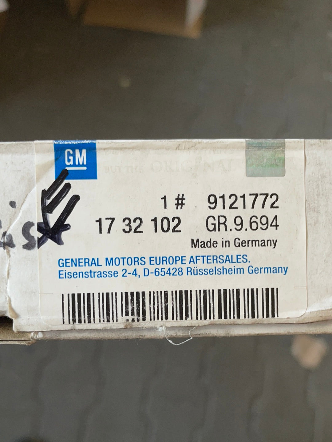 Original GM Opel Astra G Zafira A Wind-/Regenabweiser Neu